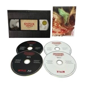 Stranger Things Season 1 Blu-ray DVD Target Exclusive Retro VHS Box Set Poster